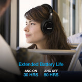Naztech DRIVER ANC1000 Wireless Noise Cancelling Over-the-Ear Headphones.