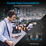 Naztech DRIVER ANC1000 Wireless Noise Cancelling Over-the-Ear Headphones.