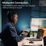 Naztech Aura 360 ANC Wireless Noise Cancelling Over-the-Ear Headphones | Midnight