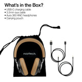 Naztech Aura 360 ANC Wireless Noise Cancelling Over-the-Ear Headphones | Vintage