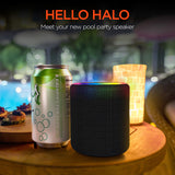 Halo XL Waterproof LED Wireless Speaker | Black