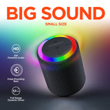 Halo XL Waterproof LED Wireless Speaker | Black