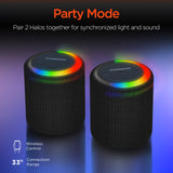 Halo XL Waterproof LED Wireless Speaker | Black