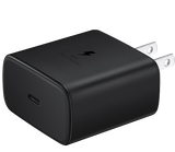 Power Adapter 45W USB C Super Fast Wall Charger for Samsung & Apple iPhone Devices. - Black