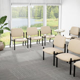 Boss Armless Guest Chair, 400 lb. Weight Capacity, Beige