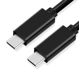 2 in 1 Cell Phone Lanyard Built-in USB Charging Cable, 4ft Phone Lanyard Crossbody with Fast Charging -  C-C