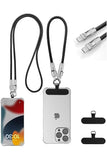 2 in 1 Cell Phone Lanyard Built-in USB Charging Cable, 4ft Phone Lanyard Crossbody with Fast Charging -  C-C