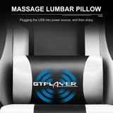 GTPLAYER Gaming Chair, Computer Chair with Footrest and Lumbar Support.