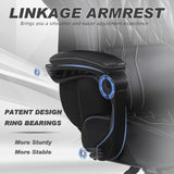Vonesse Gaming Chairs for Adults, Gaming Chair with Footrest.