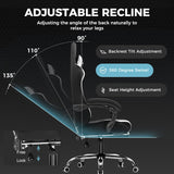 GTPLAYER Gaming Chair, Computer Chair with Footrest and Lumbar Support.