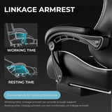 GTPLAYER Gaming Chair, Computer Chair with Footrest and Lumbar Support.