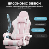 GTPLAYER Gaming Chair, Computer Chair with Footrest and Lumbar Support.