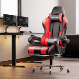 GTPLAYER Gaming Chair, Computer Chair with Footrest and Lumbar Support.