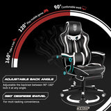 Vonesse Gaming Chairs for Adults, Gaming Chair with Footrest.