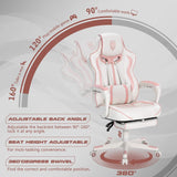 Vonesse Gaming Chairs for Adults, Gaming Chair with Footrest.