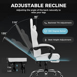 GTPLAYER Gaming Chair, Computer Chair with Footrest and Lumbar Support.