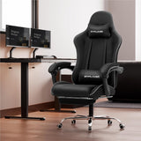 GTPLAYER Gaming Chair, Computer Chair with Footrest and Lumbar Support.