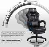 Vonesse Gaming Chairs for Adults, Gaming Chair with Footrest.