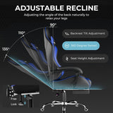 GTPLAYER Gaming Chair, Computer Chair with Footrest and Lumbar Support.