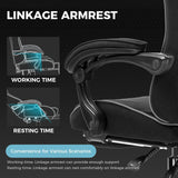 GTPLAYER Gaming Chair, Computer Chair with Footrest and Lumbar Support.
