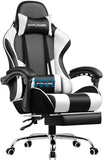 GTPLAYER Gaming Chair, Computer Chair with Footrest and Lumbar Support.