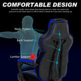 Vonesse Gaming Chairs for Adults, Gaming Chair with Footrest.