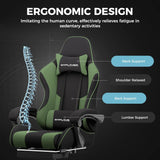 GTPLAYER Gaming Chair, Computer Chair with Footrest and Lumbar Support.