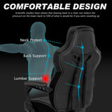 Vonesse Gaming Chairs for Adults, Gaming Chair with Footrest.