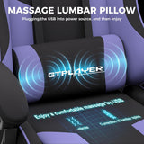 GTPLAYER Gaming Chair, Computer Chair with Footrest and Lumbar Support.