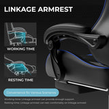 GTPLAYER Gaming Chair, Computer Chair with Footrest and Lumbar Support.