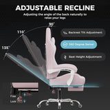 GTPLAYER Gaming Chair, Computer Chair with Footrest and Lumbar Support.