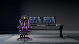 Vonesse Gaming Chairs for Adults, Gaming Chair with Footrest.