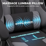 GTPLAYER Gaming Chair, Computer Chair with Footrest and Lumbar Support.