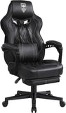 Vonesse Gaming Chairs for Adults, Gaming Chair with Footrest.