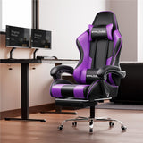 GTPLAYER Gaming Chair, Computer Chair with Footrest and Lumbar Support.