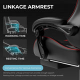 GTPLAYER Gaming Chair, Computer Chair with Footrest and Lumbar Support.