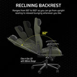 Corsair TC500 Luxe Gaming Chair – Premium Breathable Fabric – Wide Seat.