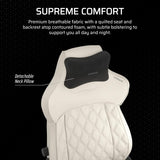 Corsair TC500 Luxe Gaming Chair – Premium Breathable Fabric – Wide Seat.