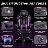 Vonesse Gaming Chairs for Adults, Gaming Chair with Footrest.