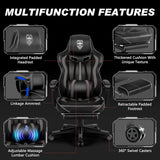 Vonesse Gaming Chairs for Adults, Gaming Chair with Footrest.