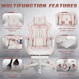 Vonesse Gaming Chairs for Adults, Gaming Chair with Footrest.