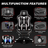 Vonesse Gaming Chairs for Adults, Gaming Chair with Footrest.