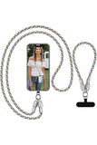 2 in 1 Cell Phone Lanyard Built-in USB Charging Cable, 4ft Phone Lanyard Crossbody with Fast Charging -  C-C