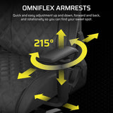 Corsair TC500 Luxe Gaming Chair – Premium Breathable Fabric – Wide Seat.