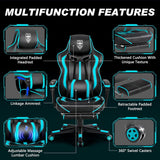 Vonesse Gaming Chairs for Adults, Gaming Chair with Footrest.