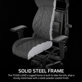 Corsair TC500 Luxe Gaming Chair – Premium Breathable Fabric – Wide Seat.