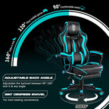 Vonesse Gaming Chairs for Adults, Gaming Chair with Footrest.
