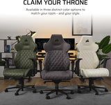 Corsair TC500 Luxe Gaming Chair – Premium Breathable Fabric – Wide Seat.
