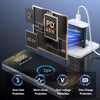 Power Adapter 45W USB C Super Fast Wall Charger for Samsung & Apple iPhone Devices. - Black