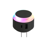 Helix Lucid Charge LED Wall Charger with USB-A and USBC Ports